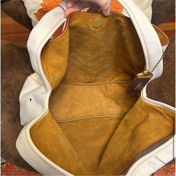 COACH 1941 BANDIT HOBO 39 LEATHER 86760 HANGTAG & BAG INSERT CHALK BRASS OXBLOOD - Picture 9 of 17